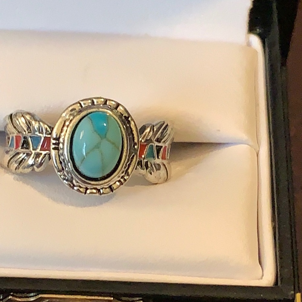COPY - Size 8.5 Turquoise ring